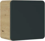 Szafka łazienkowa mała ARUBA szary cosmos / dąb craft złoty