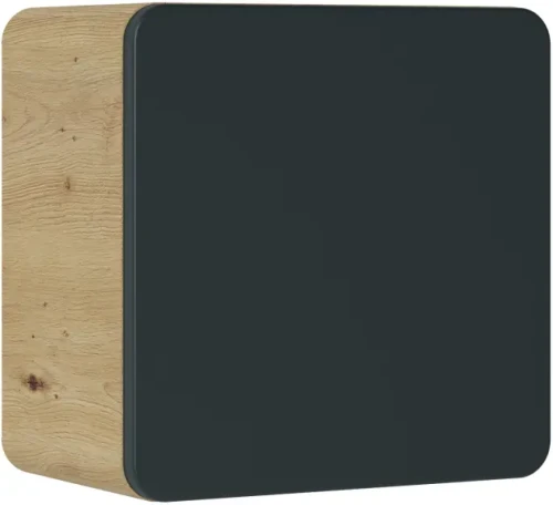 Szafka łazienkowa mała ARUBA szary cosmos / dąb craft złoty