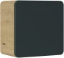 Szafka łazienkowa mała ARUBA szary cosmos / dąb craft złoty