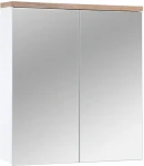 Szafka łazienkowa z lustrem 60 cm BALI biała