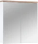 Szafka łazienkowa z lustrem 60 cm BALI biała