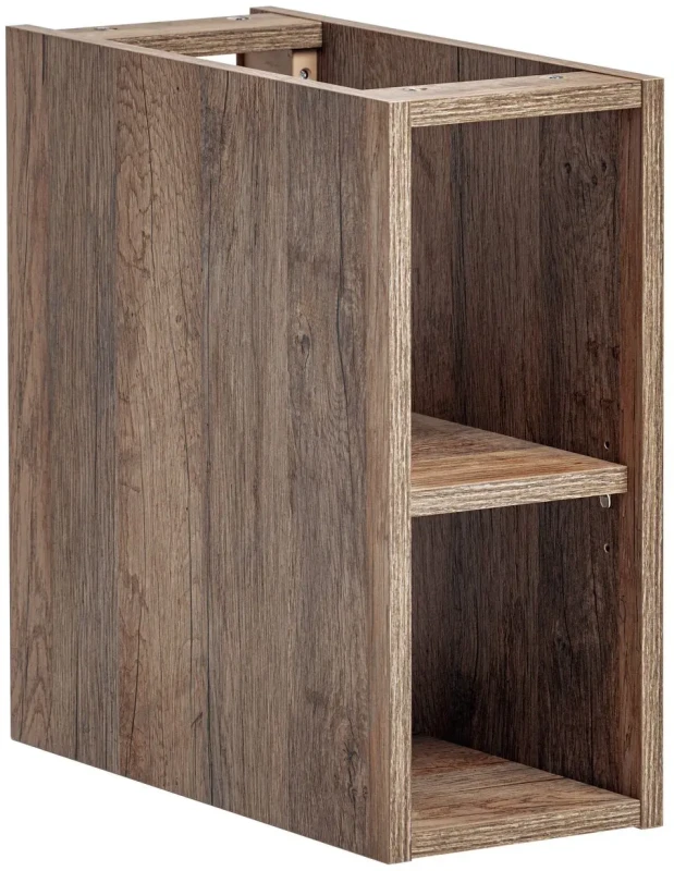 Zestaw mebli łazienkowych ICONIC WHITE A08 (regał niski SANTA FE OAK 81-01-A)