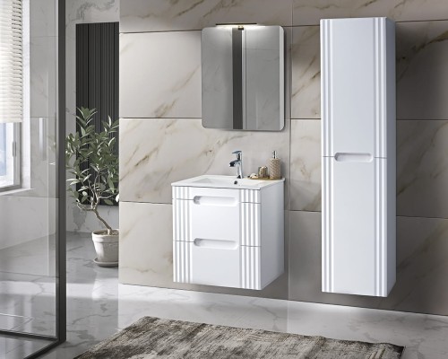 Szafka pod umywalkę 80 cm Fiji White
