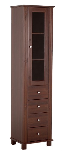 Drewniana szafka łazienkowa wysoka RETRO NOWE  FSC 800