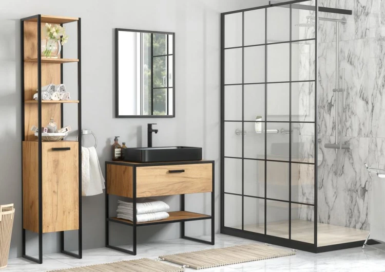 Szafka pod umywalkę 90 cm BROOKLIN 827 UN