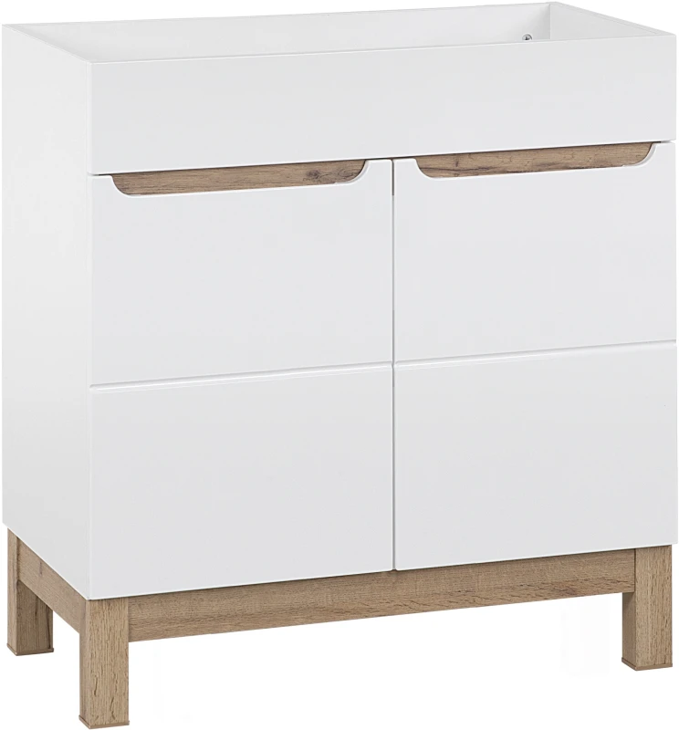 Szafka pod umywalkę 80 cm BALI BIAŁY 821