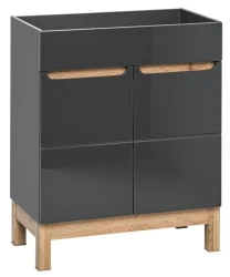 Szafka pod umywalkę 60 cm BALI GRAFIT 820-60D/9060