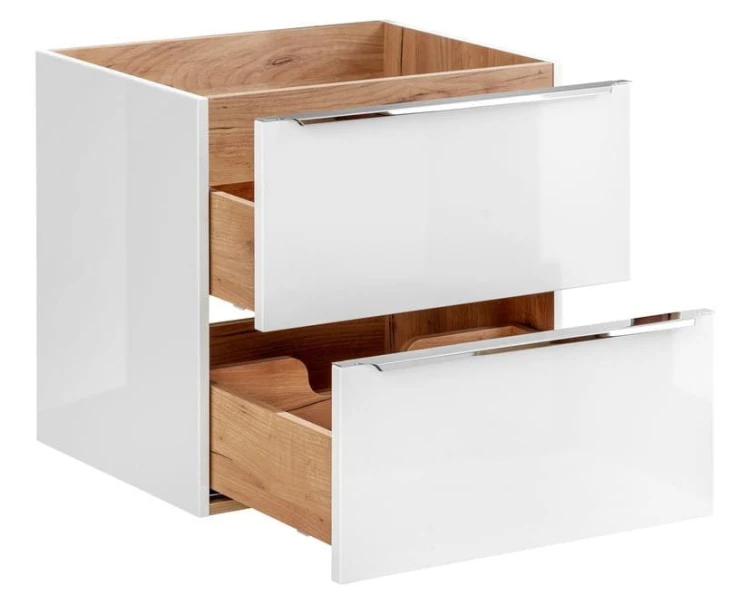 Szafka pod umywalkę 60 cm CAPRI WHITE 820B