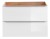 Szafka pod umywalkę 80 cm CAPRI WHITE 821B