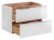 Szafka pod umywalkę 80 cm CAPRI WHITE 821B