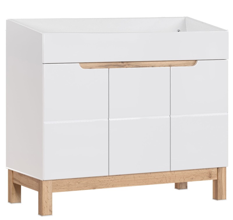 Szafka pod umywalkę BALI BIAŁY 825 - 100 CM