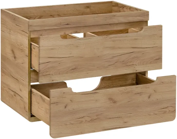 Szafka pod umywalkę 80 cm ARUBA dąb craft złoty