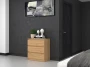 Komoda Malwina I 3 szuflady | Dąb Artisan