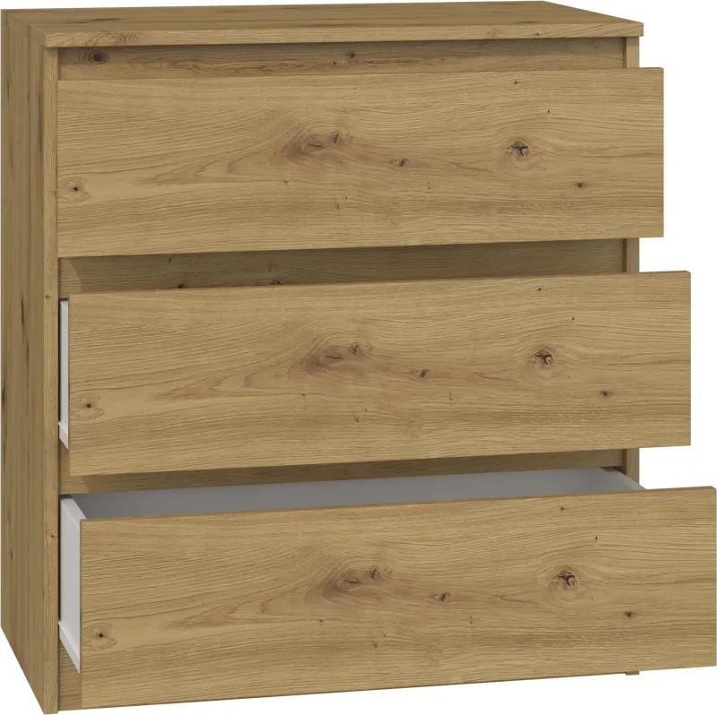 Komoda Malwina I 3 szuflady | Dąb Artisan