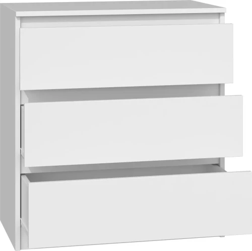 Komoda Malwina I 3 szuflady Biała