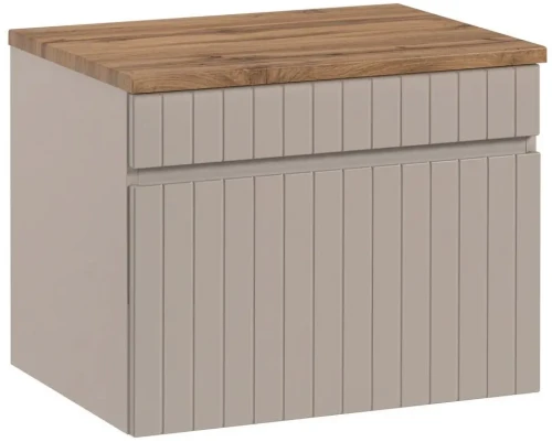 Zestaw mebli łazienkowych ICONIC CASHMERE szafka pod umywalkę 60 cm z blatem 60 cm