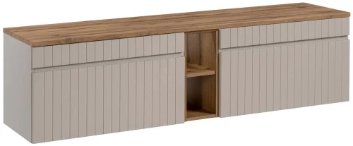 Zestaw mebli łazienkowych ICONIC CASHMERE  z blatem 180 cm - 4 elementy