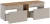Zestaw mebli łazienkowych ICONIC CASHMERE z blatem 140 cm - 4 elementy
