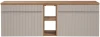 Zestaw mebli łazienkowych ICONIC CASHMERE z blatem 140 cm - 4 elementy