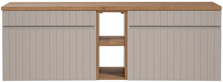 Zestaw mebli łazienkowych ICONIC CASHMERE z blatem 140 cm - 4 elementy