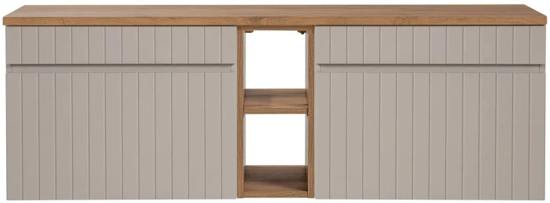 Zestaw mebli łazienkowych ICONIC CASHMERE z blatem 140 cm - 4 elementy