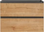 Szafka pod umywalkę 80 cm MONAKO dąb hamilton / szary diamentowy
