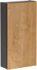 Szafka łazienkowa wisząca 40 cm MONAKO dąb hamilton / szary diamentowy