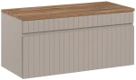 Zestaw mebli łazienkowych ICONIC CASHMERE szafka 100 cm z blatem 100 cm