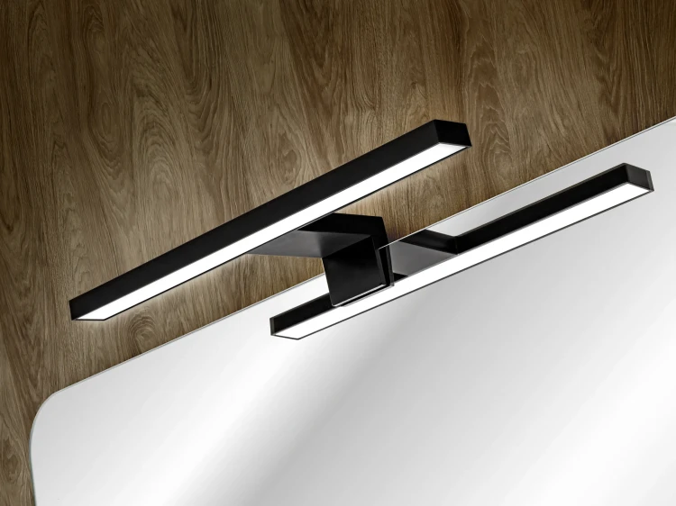 Zestaw mebli łazienkowych ICONIC CASHMERE (lampa LED JULIET BLACK 30cm)