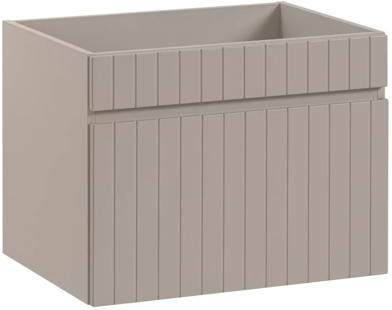 Zestaw mebli łazienkowych ICONIC WHITE (szafka pod umywalkę nadblatową ICONIC CASHMERE 82-60-D-1S)