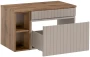 Zestaw mebli łazienkowych ICONIC CASHMERE z blatem 80 cm - 3 elementy