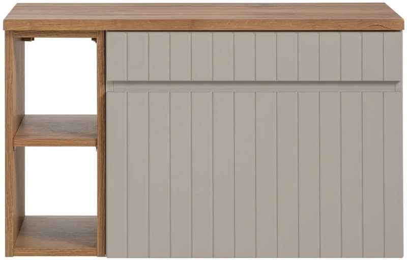 Zestaw mebli łazienkowych ICONIC CASHMERE z blatem 80 cm - 3 elementy