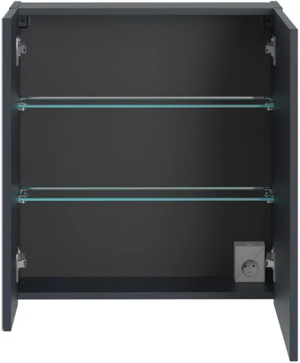 Szafka łazienkowa z lustrem 60 cm SANTA FE DEEP BLUE