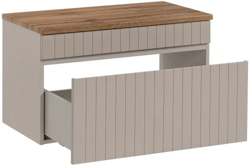 Szafka pod umywalkę 80 cm ICONIC CASHMERE z blatem 80 cm