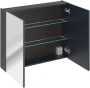 Szafka łazienkowa z lustrem 80 cm SANTA FE DEEP BLUE
