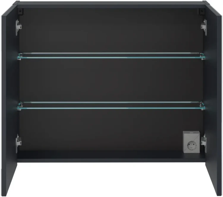 Szafka łazienkowa z lustrem 80 cm SANTA FE DEEP BLUE
