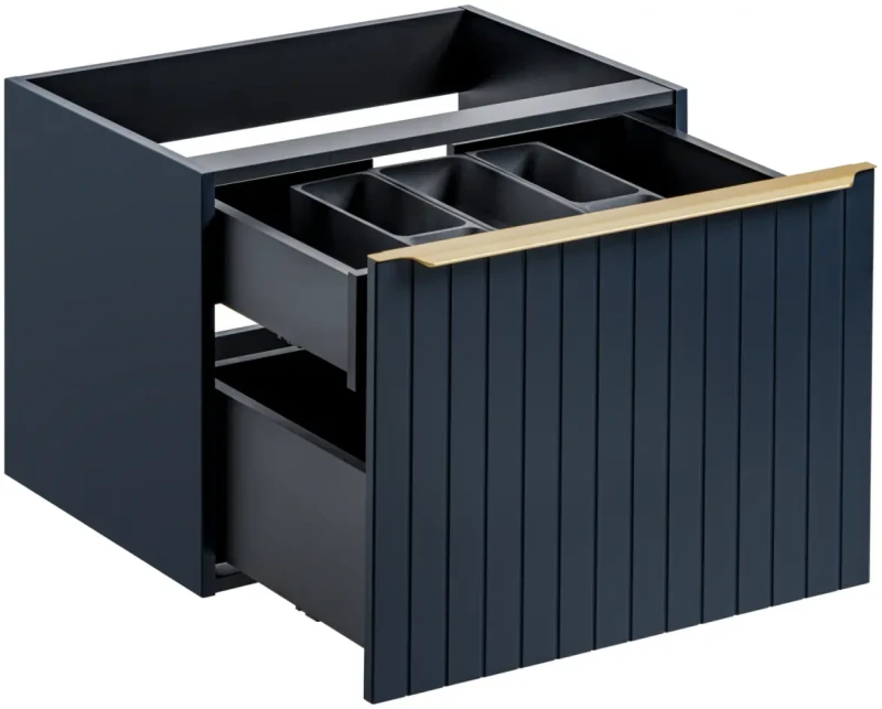 Szafka pod umywalkę nablatową 80 cm SANTA FE DEEP BLUE