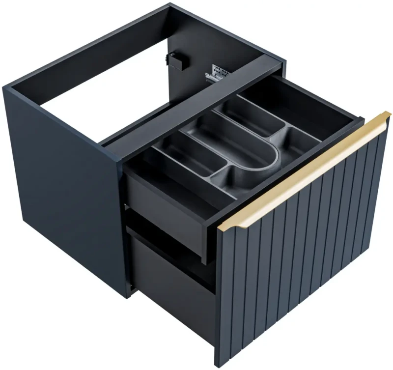 Szafka pod umywalkę nablatową 80 cm SANTA FE DEEP BLUE