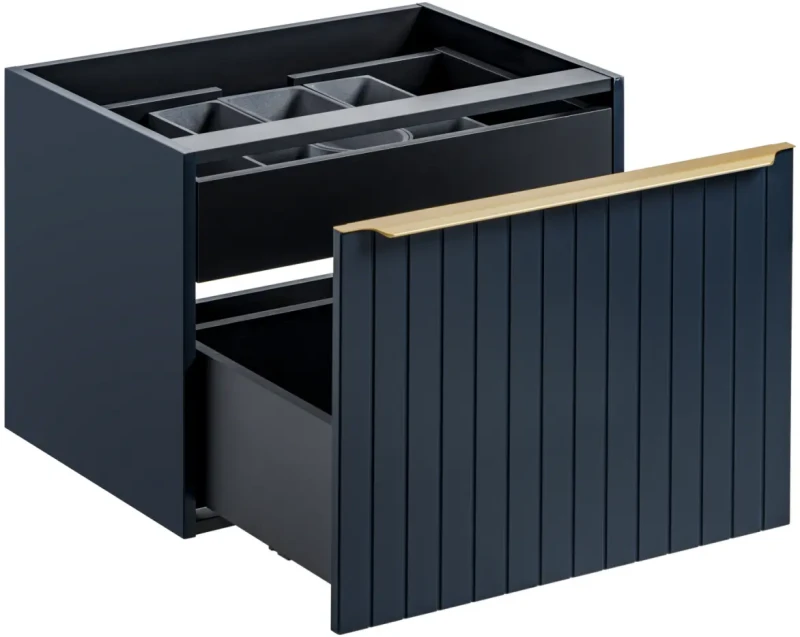 Szafka pod umywalkę nablatową 80 cm SANTA FE DEEP BLUE