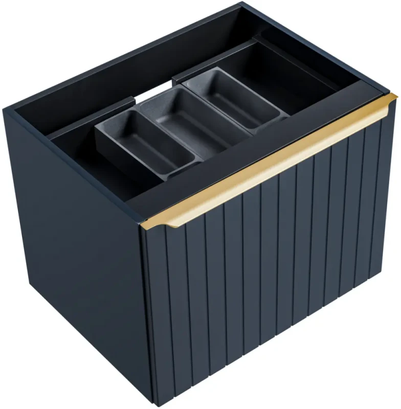 Szafka pod umywalkę nablatową 80 cm SANTA FE DEEP BLUE