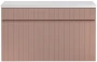 Szafka pod umywalkę 80 cm ICONIC ROSE z blatem 80 cm