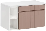 Zestaw mebli łazienkowych ICONIC ROSE z blatem 80 cm - 3 elementy