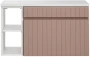 Zestaw mebli łazienkowych ICONIC ROSE z blatem 80 cm - 3 elementy