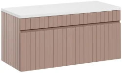 Zestaw mebli łazienkowych ICONIC ROSE szafka 100 cm z blatem 100 cm