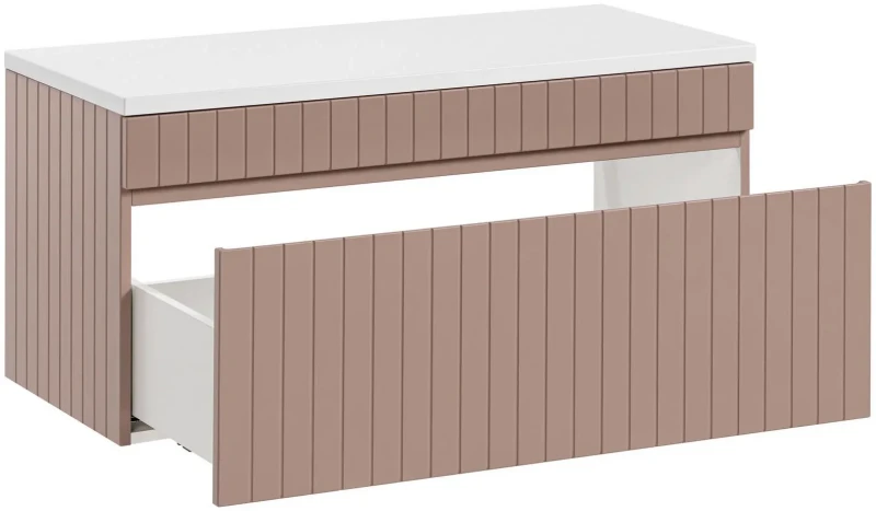 Szafka łazienkowa 100 cm ICONIC ROSE (szafka pod umywalkę ICONIC ROSE 82-100-E-1S)