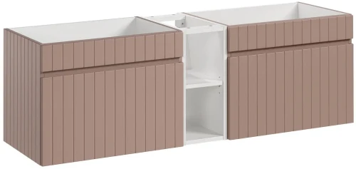 Zestaw mebli łazienkowych ICONIC ROSE 140 cm - 3 elementy