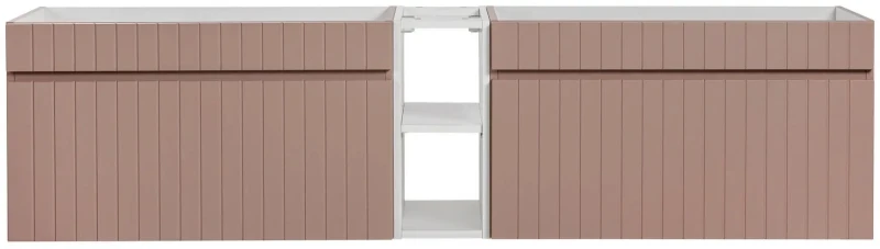 Zestaw mebli łazienkowych ICONIC ROSE (2x szafka pod umywalkę ICONIC ROSE 82-80-E-1S + regał dolny ICONIC WHITE 81-01-A)