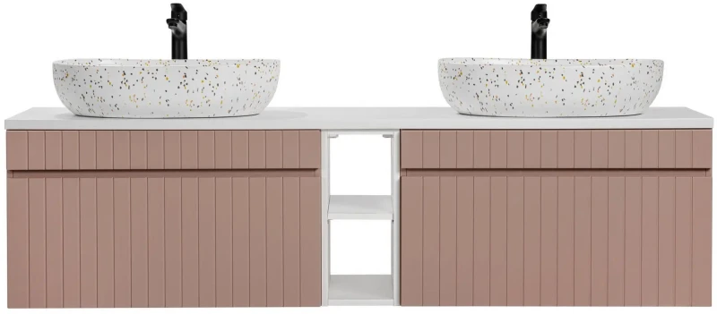 Zestaw mebli łazienkowych ICONIC ROSE z szafką pod umywalkę 180 cm