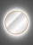 Lustro 60 cm HESTIA LED złote