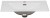 Szafka łazienkowa 60 cm ADEL WHITE (umywalka ceramiczna SKY 60-8099)